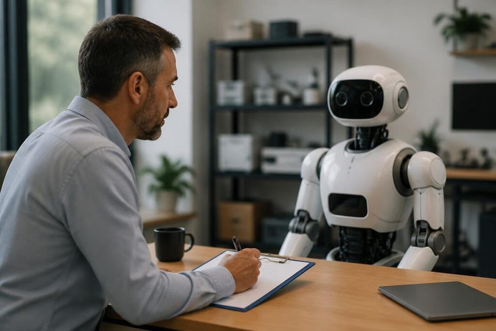 Talking robots still need a person to check the answer