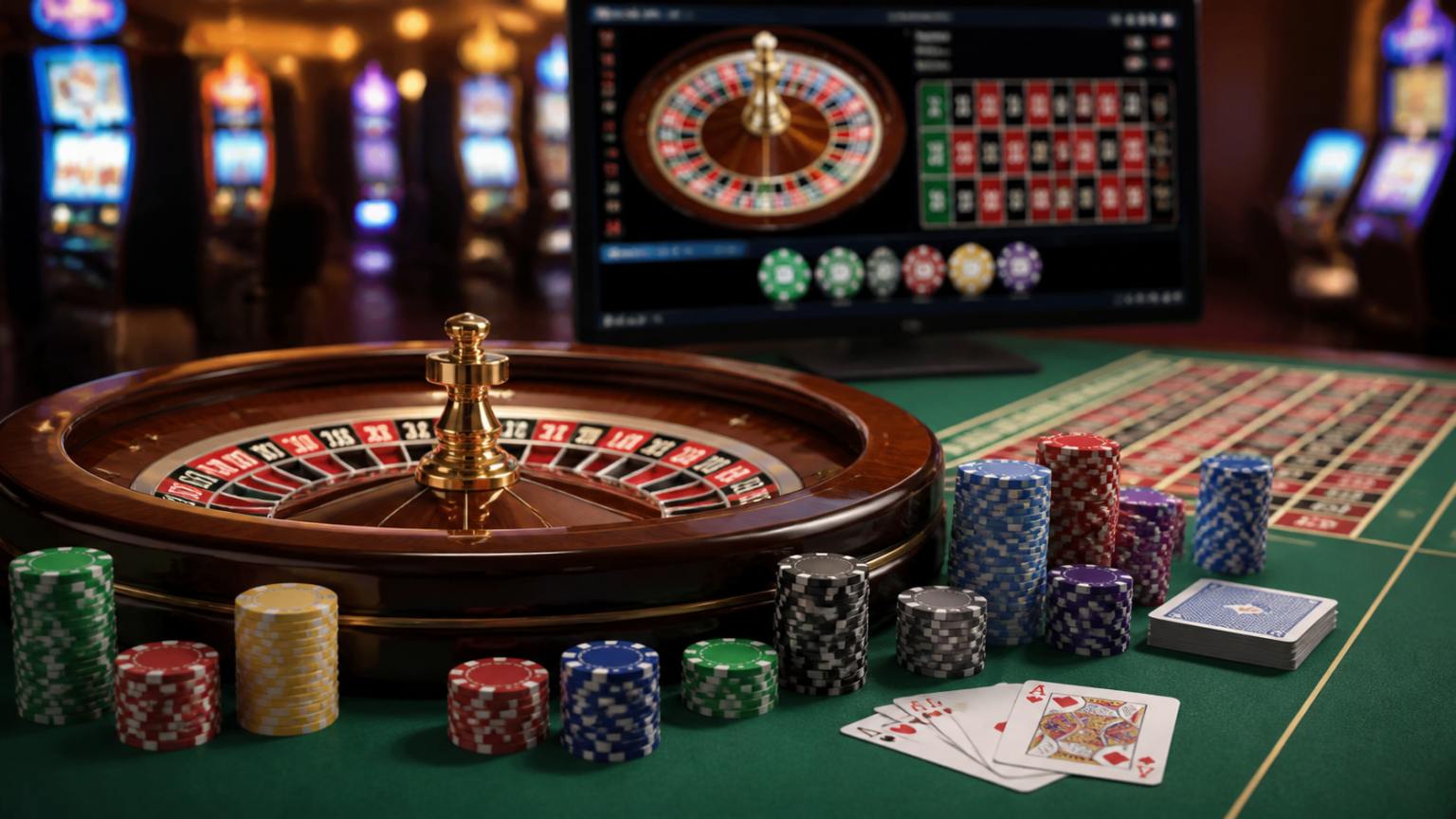 What Makes an Online Casino Experience Worth Considering: online casino Singapore Casino roulette table with chips and cards
