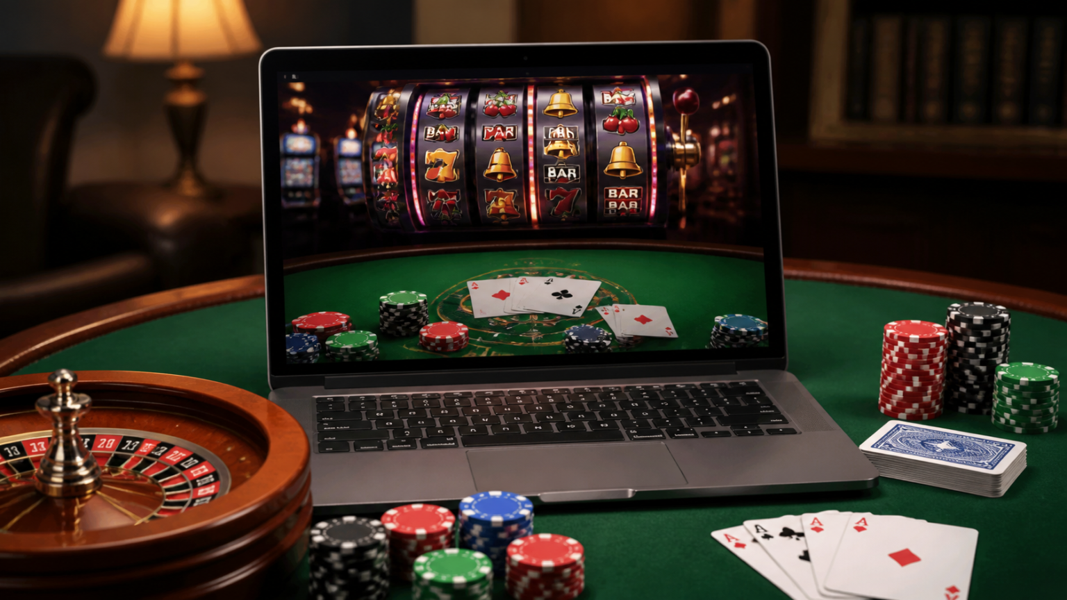 สล็อตเว็บตรงอันดับ 1 เจาะลึกจุดเด่นคาสิโนออนไลน์ที่นักเล่นสล็อตควรรู้ Online casino Singapore gaming interface on a laptop